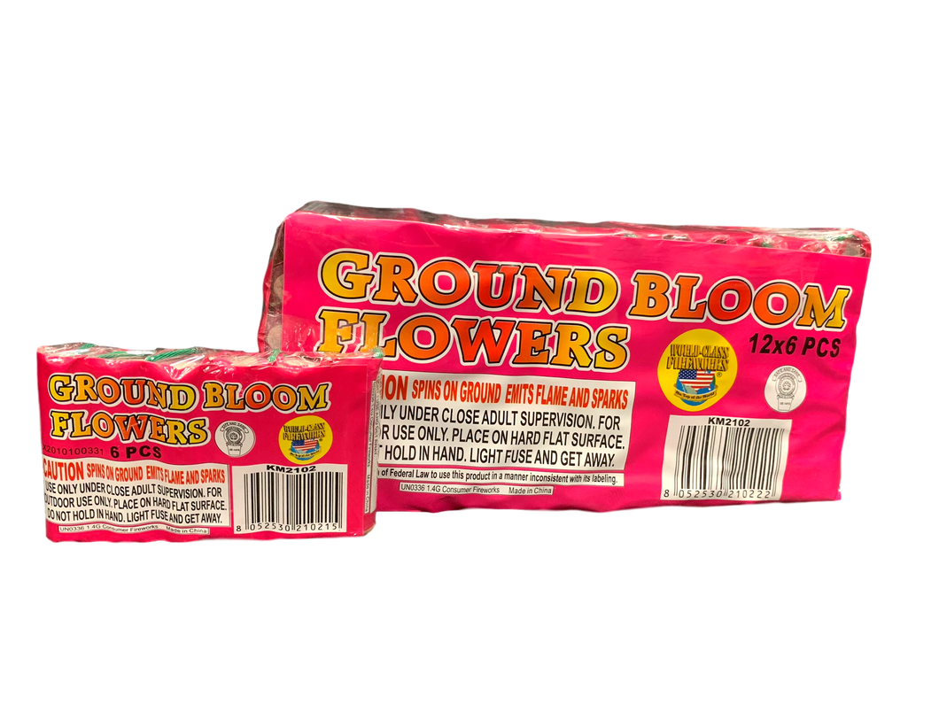 Ground Bloom Flowers - 72 pack